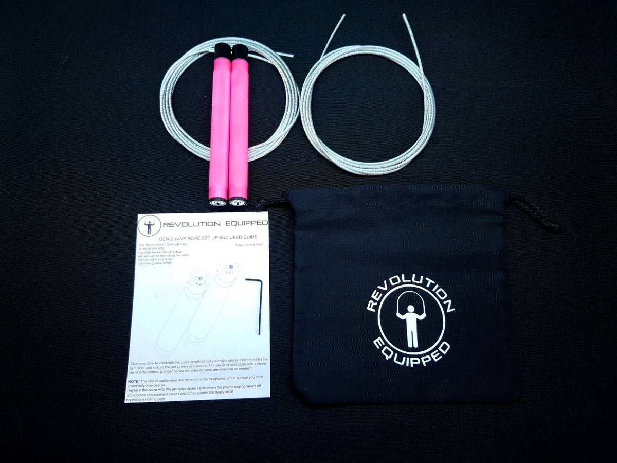 ReVolution Gen 2 Speed Jump Rope - Neon Pink