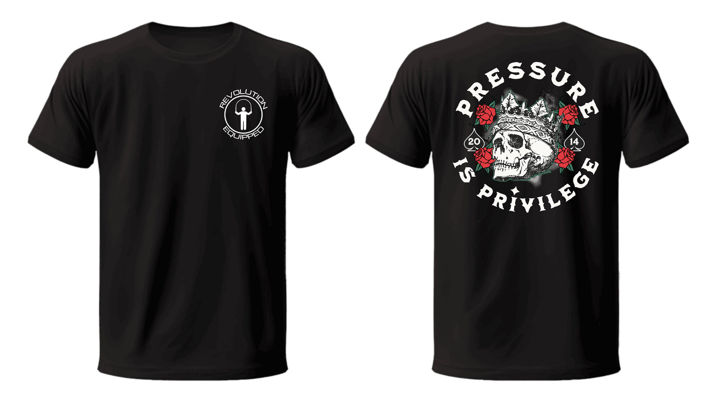 'Pressure is Privilege  Men's Dri-Fit Polyester Workout / Lifestyle T-shirt